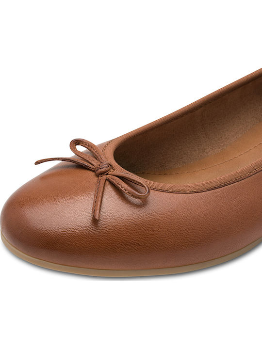 Women's Ballerina Shoes Tabac Brown