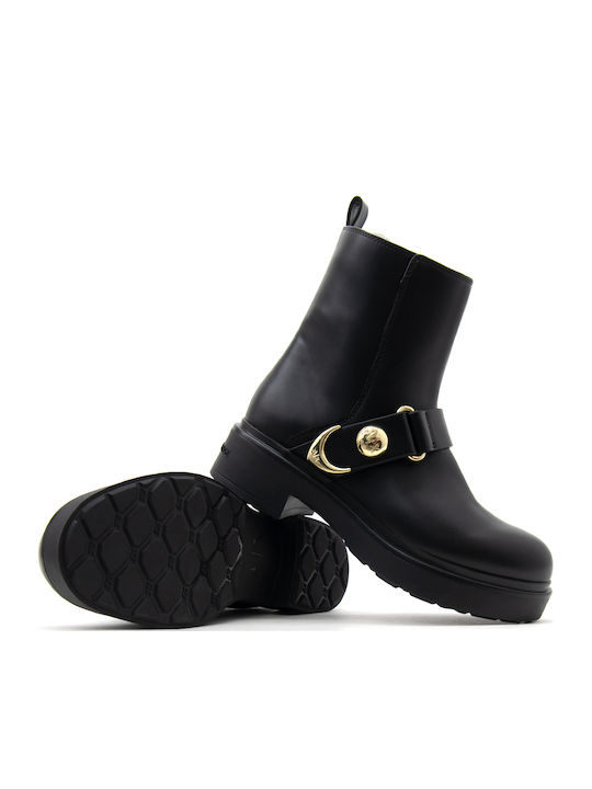 Stiefeletten Damen Schwarz