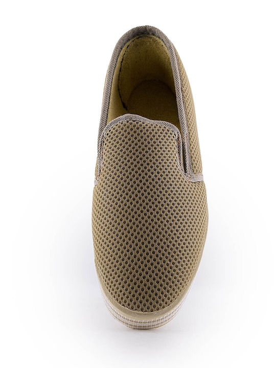 Herren Espadrilles in Beigem Farbton