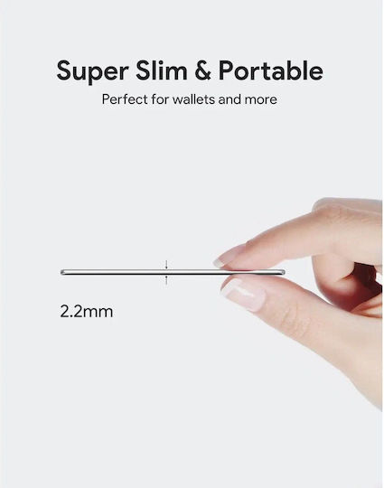 Aukey Track Mate 3 Kompatibel mit Apple Find My Silber