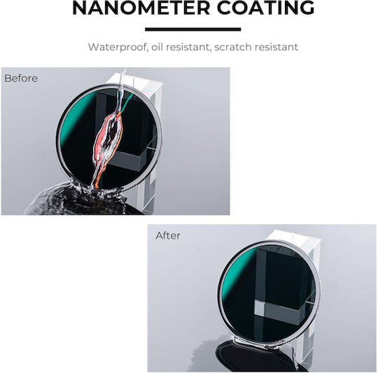 K&F Concept Nano-X Филтър ND Диаметър 49mm за Фотографски Обективи