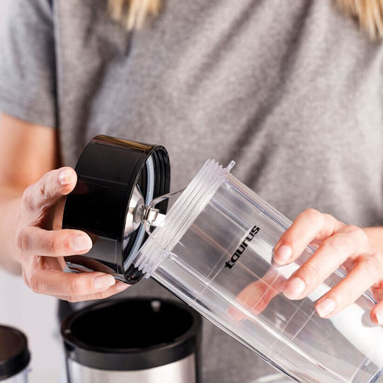 Taurus Shake & Go Mix Mixer mit Kunststoffkanne 500 ml 1000W Schwarz