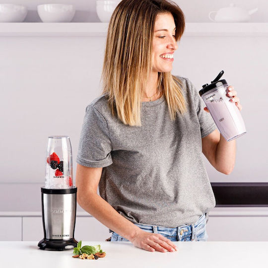 Taurus Shake & Go Mix Mixer mit Kunststoffkanne 500 ml 1000W Schwarz