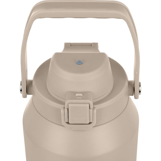 Estia Lift Bottle Save The Aegean Рециклируема Бутилка Термос Неръждаема Стомана Без BPA 1.8 л Dune с Дръжка