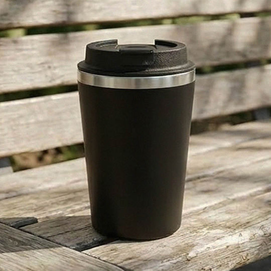 TnS Thermos Bottle Stainless Steel 350ml Black 03-950-4345Black