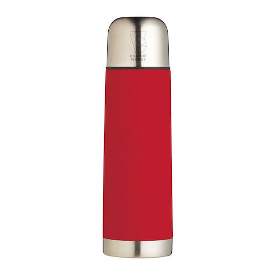 Kitchen Craft Bottle Thermos Stainless Steel 500ml Green with Cap-Cup