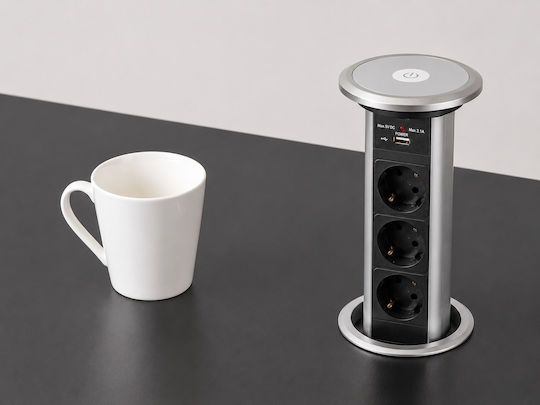 Design Light Μονή Πρίζα Ρεύματος