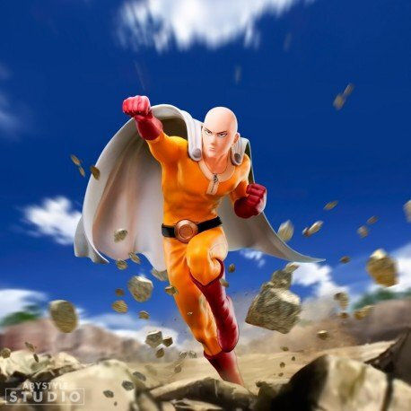Abysse Saitama Figur Höhe 16cm im Maßstab 1:10