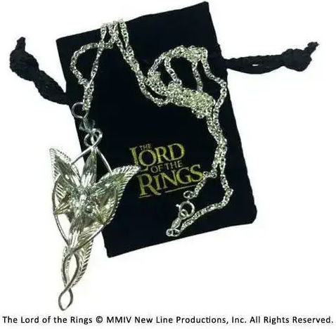 The Noble Collection Lord of the Rings Evenstarul lui Arwen Colier Replică la Scară 1:2