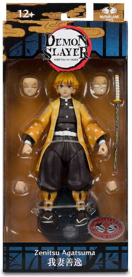 Dämonenjägerin Kimetsu No Yaiba Zenitsu Agatsuma Action-Figur 15cm Platinum Edition