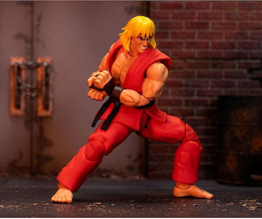 Jada Toys Ultra Street Fighter: Street Fighter Ii Ken Action Figure height 15cm at Scale 1:12
