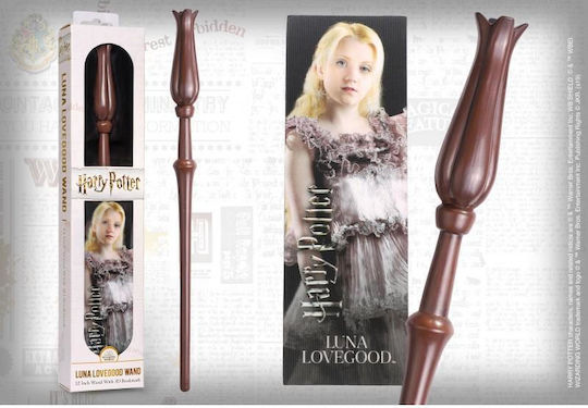 The Noble Collection Harry Potter Luna Lovegood Luna Lovegood's Wand Replica Stick Length 30cm Scale 1:1