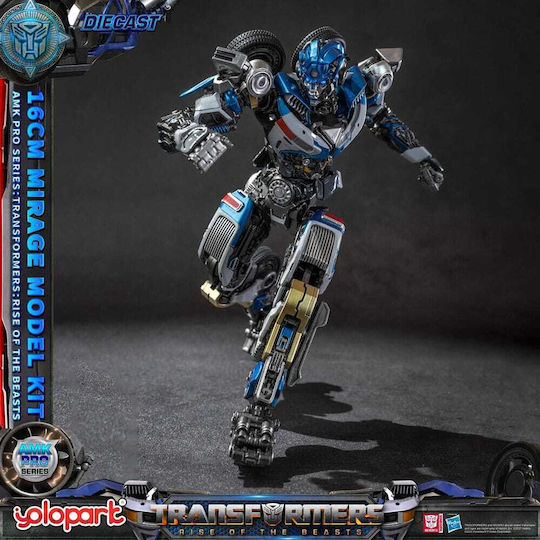 The Transformers Transformers Rise Of The Beasts Amk Pro Series Plastic Model Kit Mirage Oversee Version Action Figure 16cm
