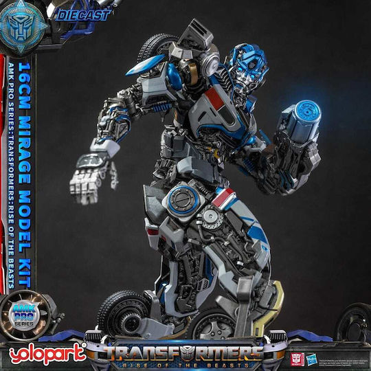 The Transformers Transformers Rise Of The Beasts Amk Pro Series Plastic Model Kit Mirage Oversee Version Action Figure 16cm