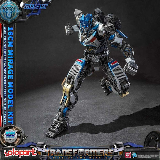 The Transformers Transformers Rise Of The Beasts Amk Pro Series Plastic Model Kit Mirage Oversee Version Action Figure 16cm