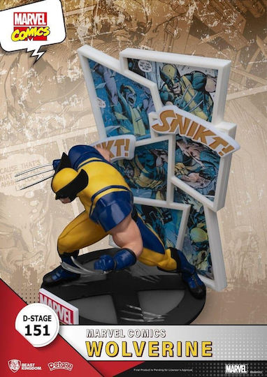 Beast Kingdom Marvel D-Stage Wolverine Diorama Figurină 16 cm