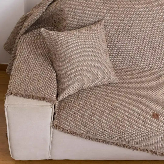 Borea Ριχτάρι Πολυθρόνας Chenille 180x180εκ. Γκρι