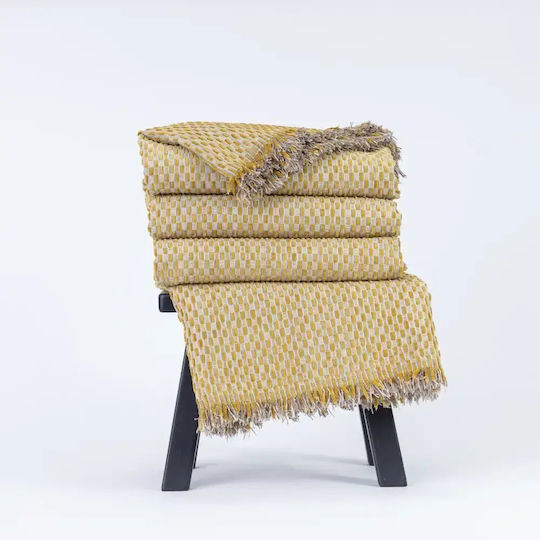 Borea Ριχτάρι Τριθέσιου Καναπέ Chenille 180x300εκ. Γκρι