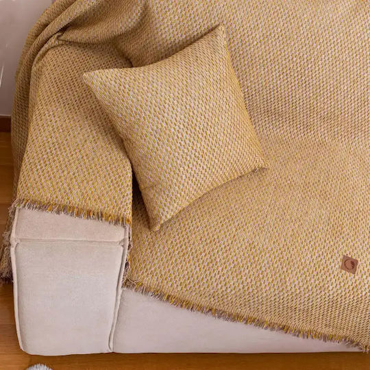 Borea Sofa Throws 2 Seater Chenille 180x250cm Grey