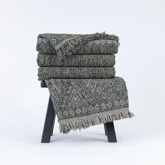 Borea Ριχτάρι Πολυθρόνας Chenille 180x180εκ. Σπαγγί