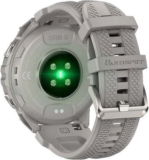 Kospet Orb 2 Argintiu 48mm Waterproof Smartwatch cu Pedometru (Argintiu)