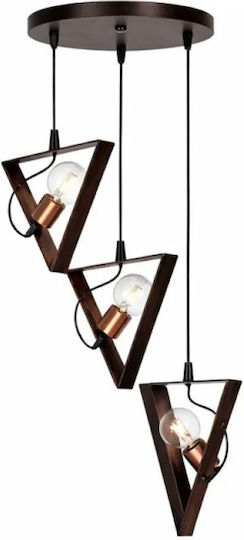 NG Santas NG Santas Deckenleuchte Bronze mit Lampenbirnensockel E27 30x80cm
