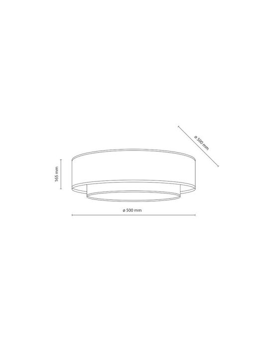 TK Lighting Таванно Осветително Тяло 16.5см