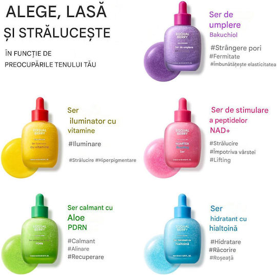Eqqualberry Hyaltoin Serum Hidratant pentru Față cu Acid Hialuronic 30ml
