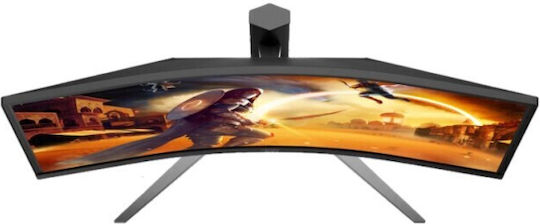 AOC CU34G4CA Ultrawide VA HDR Gebogener Spiele-Monitor 34" QHD 3440x1440 180Hz mit Reaktionszeit 1ms GTG