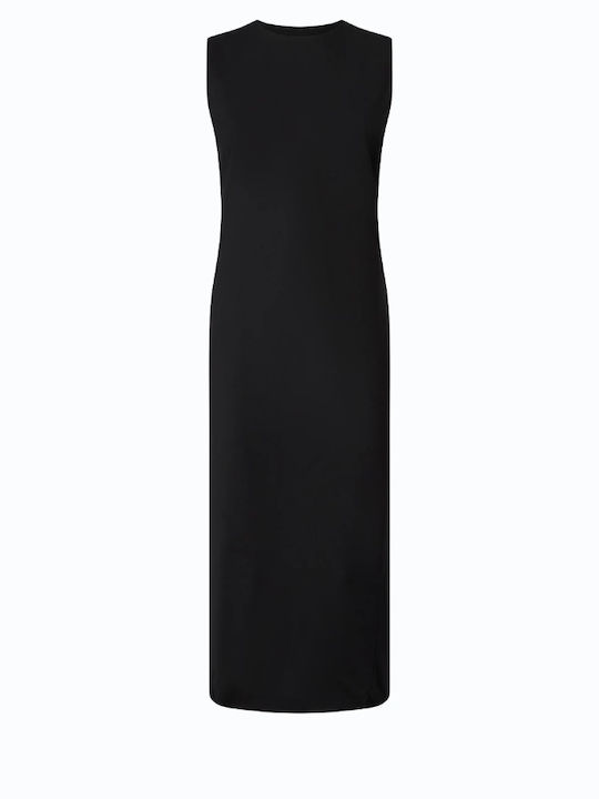 Summer Midi Evening Dress Black