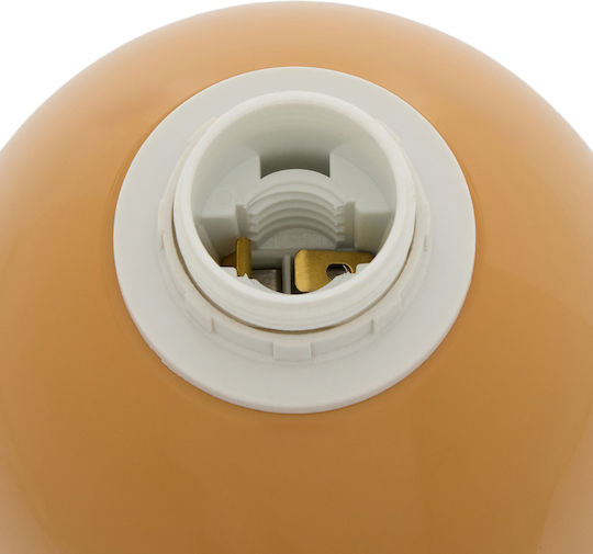 Lito Metal Table Lamp for E14 Fitting with Yellow Shade and Base