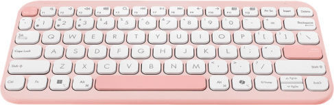 Asus Marshmallow KW100 Tastatură Fără Fir Bluetooth Engleză Internațională Alb/Roz