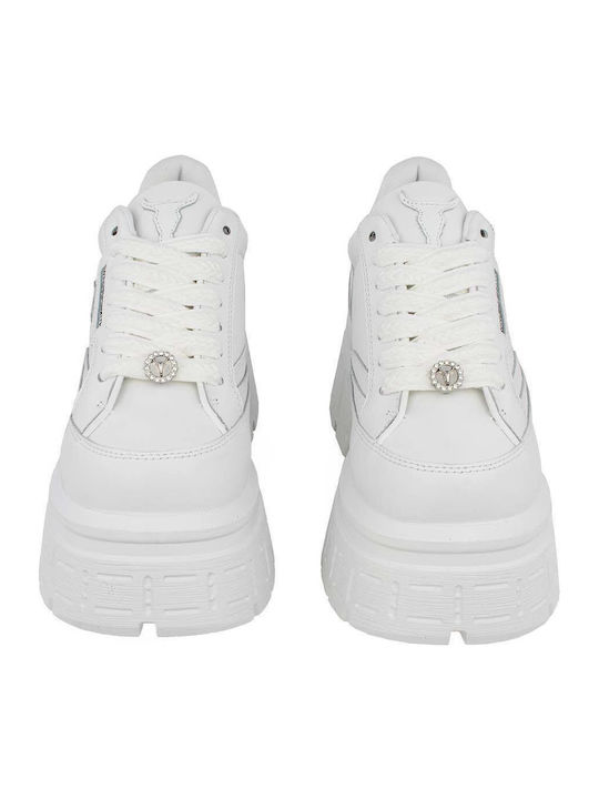Swerve Le Γυναικεία Chunky Sneakers Λευκό
