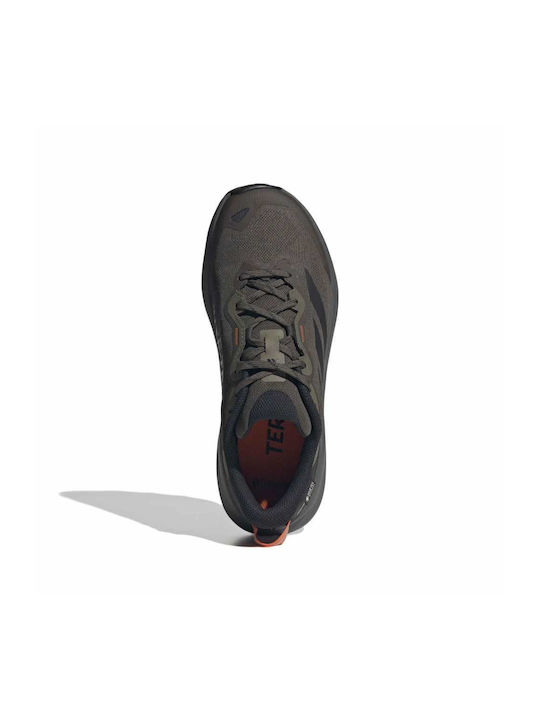 Pantofi Sport Pentru Bărbați Trail Running Gri Impermeabili Cu Membrană Gore-Tex