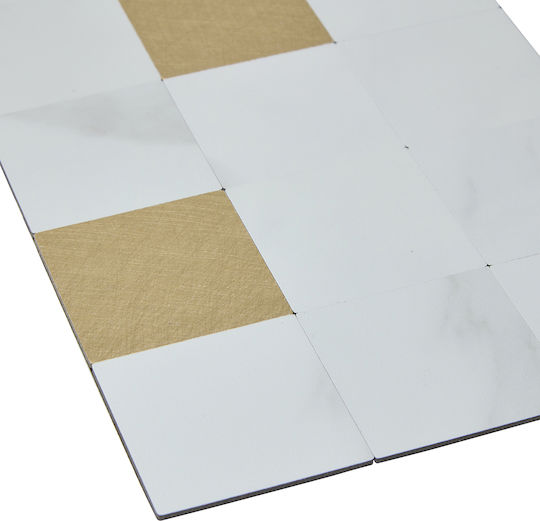 Self Adhesive Tiles Set 2pcs A-s Mina White 223869a 30.5x30.5 Plastic