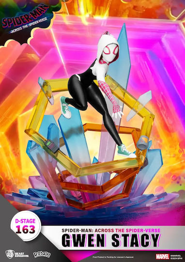 Marvel D-Stage Spiderman Across Spider-Verse Gwen Stacy Statue Figur 15cm