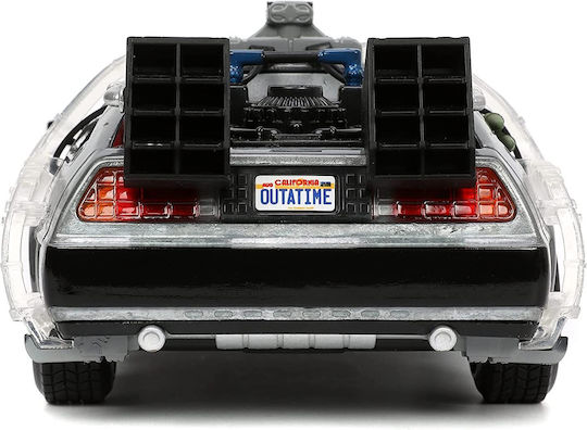Jada Toys Back To The Future - Time Machine Model 1 Diecast Model (1/24) Fahrzeug Figur Höhe 2.54cm im Maßstab 1:24