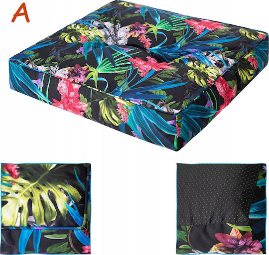 Garden Chair Cushion Kaja Colourful Leaves 59x59cm