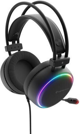 Genesis Neon 614 Over Ear Gaming Headset με σύνδεση 3.5mm / USB