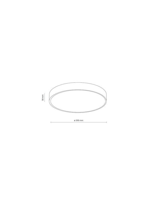 TK Lighting Lumină De Tavan Montată Cu LED Integrat