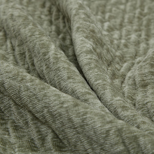 Curtain with Grommets Fran Khaki 140x260cm