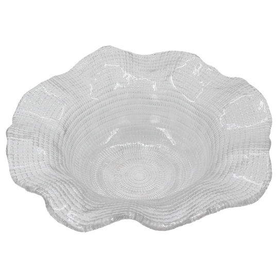 Keskor Dekorative Schale Glas Transparent 22x22x6cm