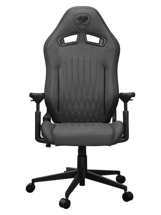 Cougar Royal Stoff Gaming Stuhl mit Verstellbaren Armlehnen Grau