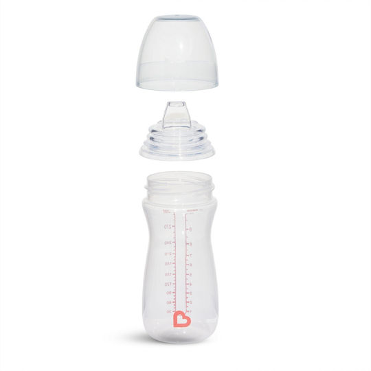 Munchkin Silicone Baby Sippy Cup with Handles Transparent for 9m+ 300ml