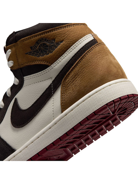 Air  1 Retro High OG "Love Letter" Мъжки Високи Shadow Brown / Light British Tan / Team Red