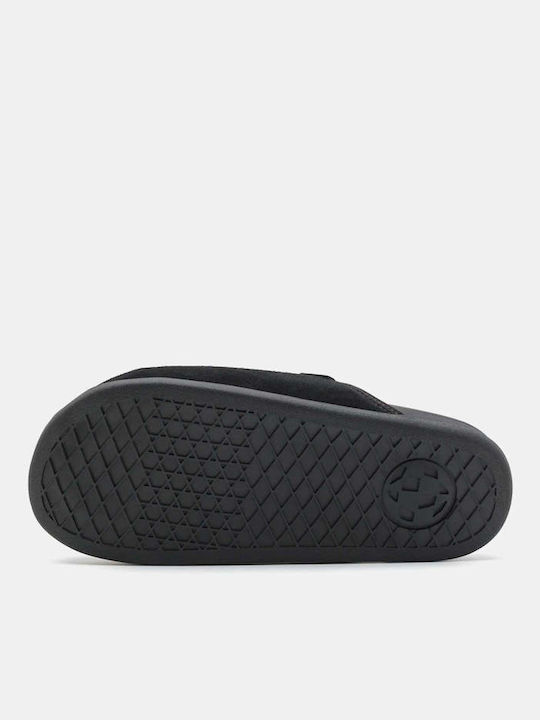 Suede Damen Hausschuhe Schwarze