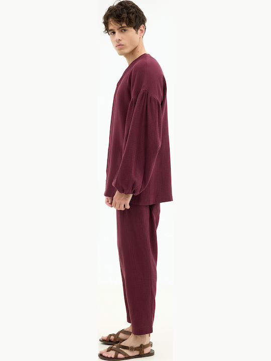 Burgundy Blouse