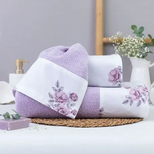 Borea Комплект Хавлиени Кърпи 3 Бр Primrose Петролени