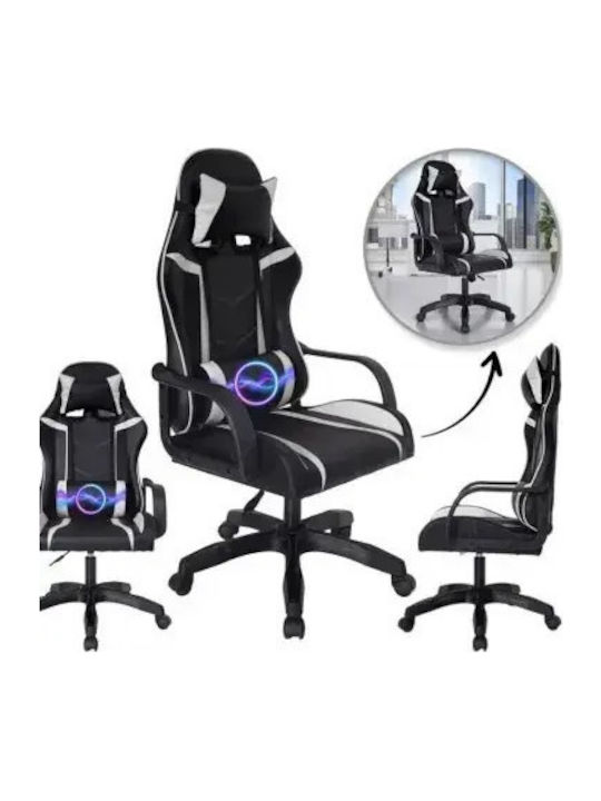 Καρέκλα Gaming Δερματίνης Μαύρη