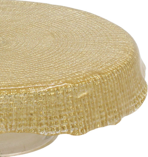 Keskor Glass Gold 28x28x8cm